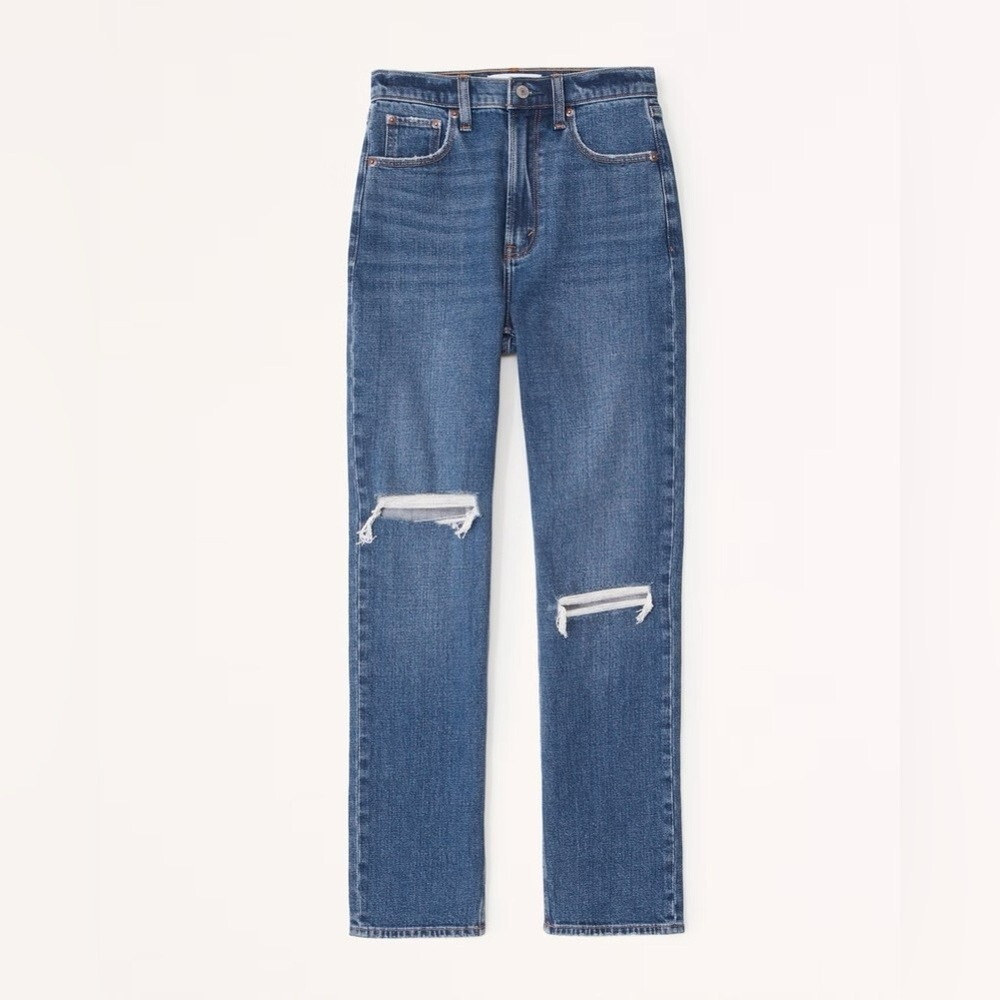 Abercrombie & Fitch The Ankle Straight Ultra High Rise Pant